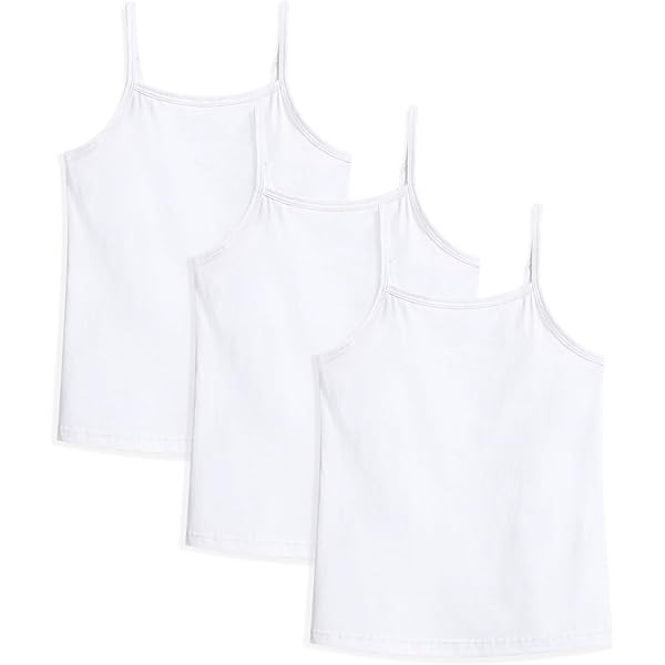 Amazon.com: Jack & Jill Girls Undershirts - Cami Tank Top